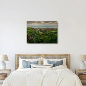 Üveg kép - Quiraing, Skócia (70x50 cm)