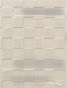 Krémszínű kézi szövésű gyapjú futószőnyeg 80x200 cm Scala – Villeroy&amp;Boch