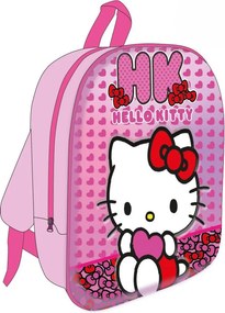 Hello Kitty Bows 3D hátizsák, táska 30 cm