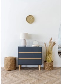 Asztali tükör, travertin, natúr ø18x18 cm