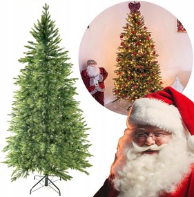 Sűrű karácsonyfa 220cm 100% Pe Mint Élő Fiatal Hajtások Hatása