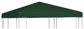 zöld pavilon tetőponyva 310 g/m², 3 x 3 m