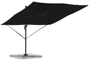 Konzolos Roma Parasol Fekete 286x285x265 cm Alumínium