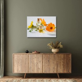 Narancsságra virágok képe (70x50 cm)