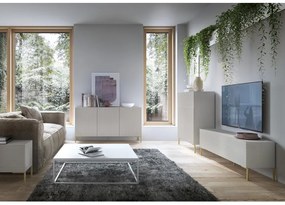 Szekrény Lamellito L1  (szürkés bézs + arany). 1099062