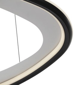 Design függőlámpa fekete 3 lépésben dimmelhető - Organico