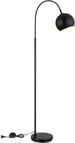 Globo 24779B Állólámpa, fém fekete matt, kábel PVC fekete, lábpedálos kapcsoló a kábelen, HxSzxM: 580x250x1500mm, kábel hossza 1800mm, 1x E27 60W 230V izzó nélkül