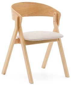 Natúr színű étkezőszék Godia – Kave Home