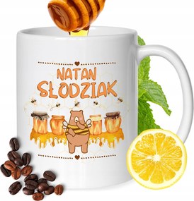 Bögre Nátán Férj Barátjának Nyomtatott Ajándék Fehér 330ml