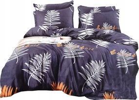 Szürke levélmintás ágyneműhuzat 160X200 4 részes Ár