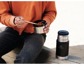 Fekete rozsdamentes acél ételtartó termosz 700 ml Legendary Classic Black – Stanley