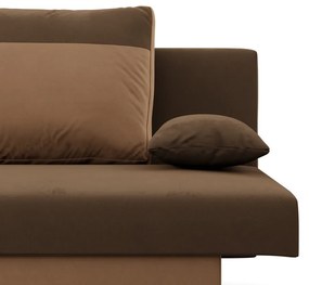 Sony kanapé, szövet anyag, bonell töltet, barna