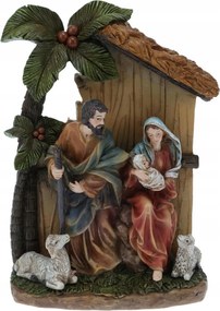 Karácsonyi betlehem figurákkal 21cm Karácsonyi dekoráció Karácsonyi figura