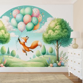 Fotótapéta - Boldog repülő róka (147x102 cm)