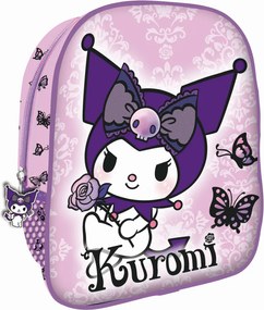 Hello Kitty Kuromi Purple hátizsák, táska 26 cm