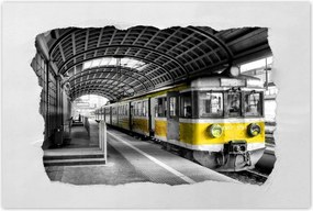 Poszterek 120x80 SĂĄrga vonat