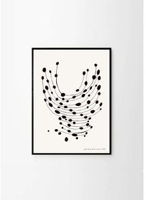 Poszter 30x40 cm Dancing Dots – Leise Dich Abrahamsen – The Poster Club