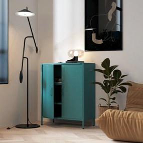 Szafka z półkami VITO, 800 x 1015 x 400 mm, Modern: morska