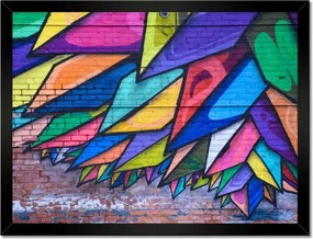 Poszterek keretben 40x30 Graffiti Falfestmények