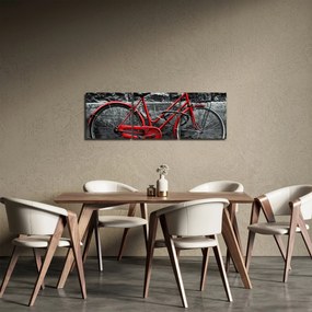 Kép - Történelmi kerékpár (órával) (90x30 cm)