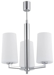 Argon 1224 - Csillár rúdon CAMELOT 3xE27/15W/230V fényes króm