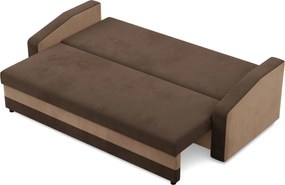 Hewlet kanapéágy, szövet anyag, bonell töltet, barna