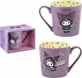 Kerámia bögre gyerekeknek Kuromi 400 ml lila Kite