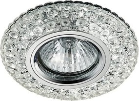 EMITHOR Crystals 71095 beépíthető kristály spotlámpa króm GU10 IP20