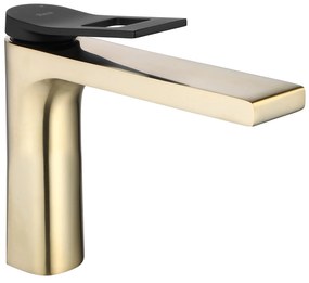 Fürdőszobai csaptelep REA Soul Gold mat black low