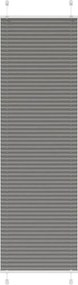 vidaXL pliszírozott redőny antracit 60x200 cm szövetszélesség 59,4 cm