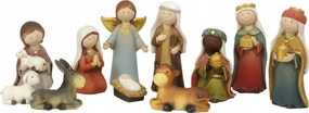 Gyönyörű Betlehem figurák gyerekeknek 11 részes max. 10,5cm magas