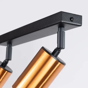 Sollux SL.1375 - Spotlámpa WINX 2xGU10/10W/230V fekete/réz