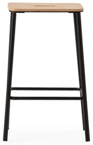 Fekete bárszék szett 2 db-os (ülésmagasság 65 cm) Abba – Marckeric