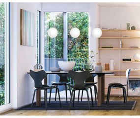 Fehér-ezüstszínű függőlámpa üveg búrával ø 20 cm RONDO – EGLO