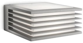Philips - Kültéri fali lámpa SHADES 1xE27/15W/230V IP44 ezüst