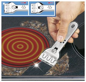 Hobbie rozsdamentes acél kaparó üvegkerámia főzőlaphoz - Wenko