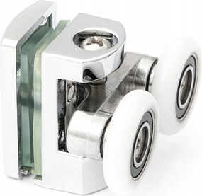 Görgős Dupla Fém zuhanykabin 25mm