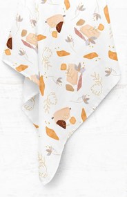 Fehér muszlin gyerek takaró 75x100 cm Boho – Mijolnir