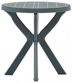 zöld műanyag bisztróasztal Ø70 cm