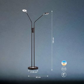 Fischer&amp;Honsel Dent 40300 Állólámpa 2x6W/LED 2700K 1600 lm IP20
