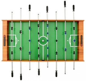 világosbarna összecsukható csocsóasztal 121 x 61 x 80 cm