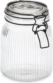 Tároló tégely billenő fedéllel, 1000 ml, O11,3x15,3cm