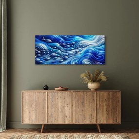 Kép – Halak a hullámokban (120x50 cm)