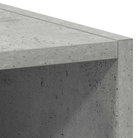 betonszürke szerelt fa függő szekrény 40x29,5x60 cm