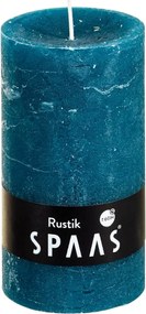 Oszlopos gyertya SPAAS RUSTIK 13 cm kék