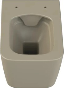 CeraStyle HERA fali WC - MATT BÉZS - rimless - perem nélküli - rejtett szerelésű