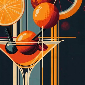 Poszter 90x90cm Koktél stílus