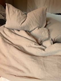 Muszlin ágyneműk Kávé Ágynemű mérete: Gyermek méret 90x135 cm, A csomag tartalma: Készletcsomagolás