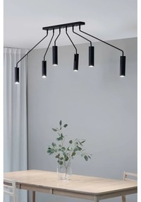 Fekete mennyezeti lámpa fém búrával 192 cm Ramus - Markslöjd