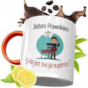 Narancssárga Bögre Ügyvédnek Ajándék fényképes nyomtatással